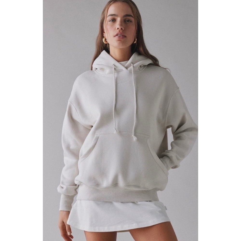 NEW Nike Phoenix Fleece Oversized Hoodie Light Orewood Barn Size XS